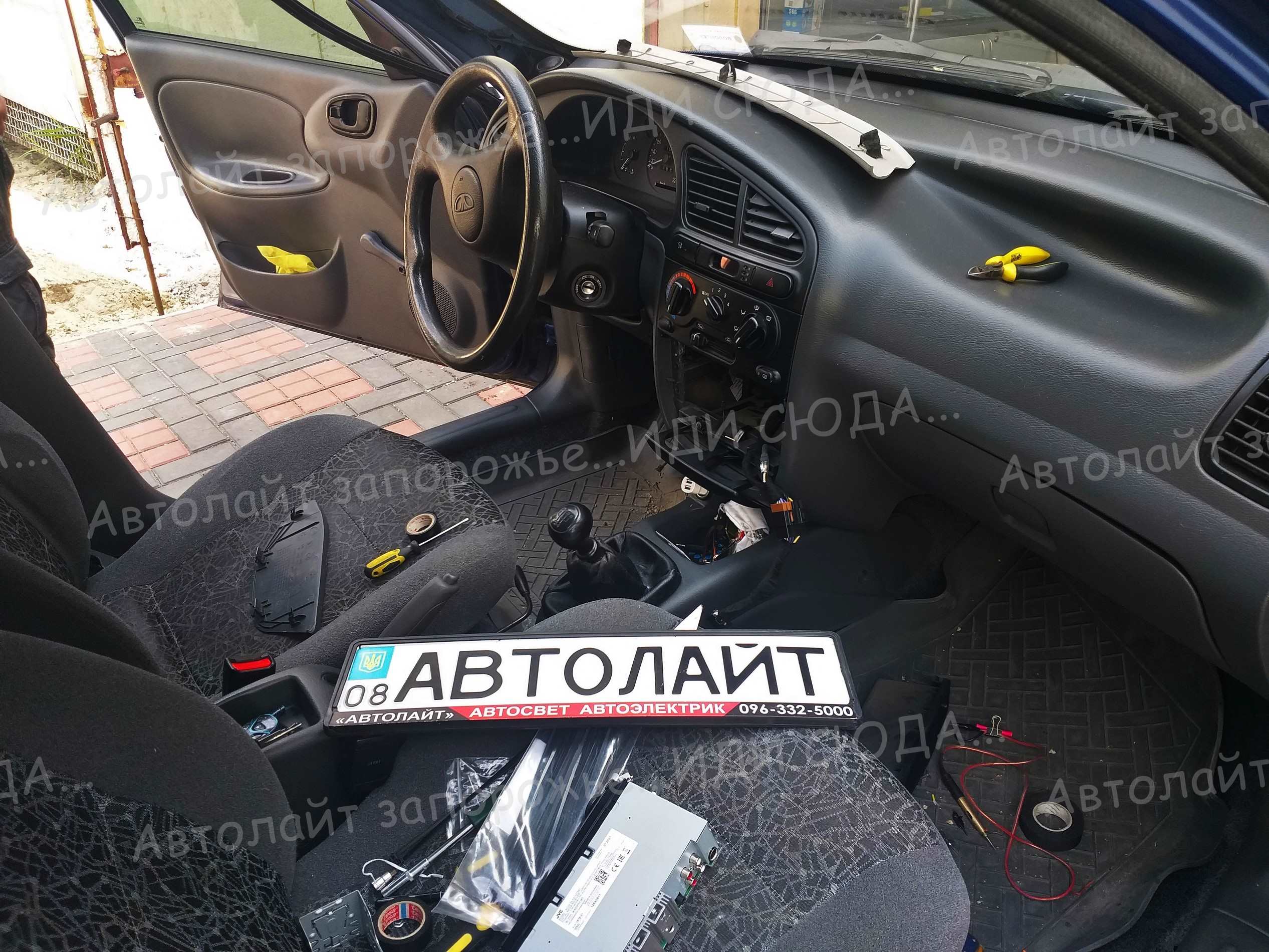 Установка магнитолы на Дэо Ланос. 6 🚩AVTOLIGHT🚩КАЧЕСТВО&nbsp;💯‼ Студия Автолайт Качественный автосвет в Запорожье